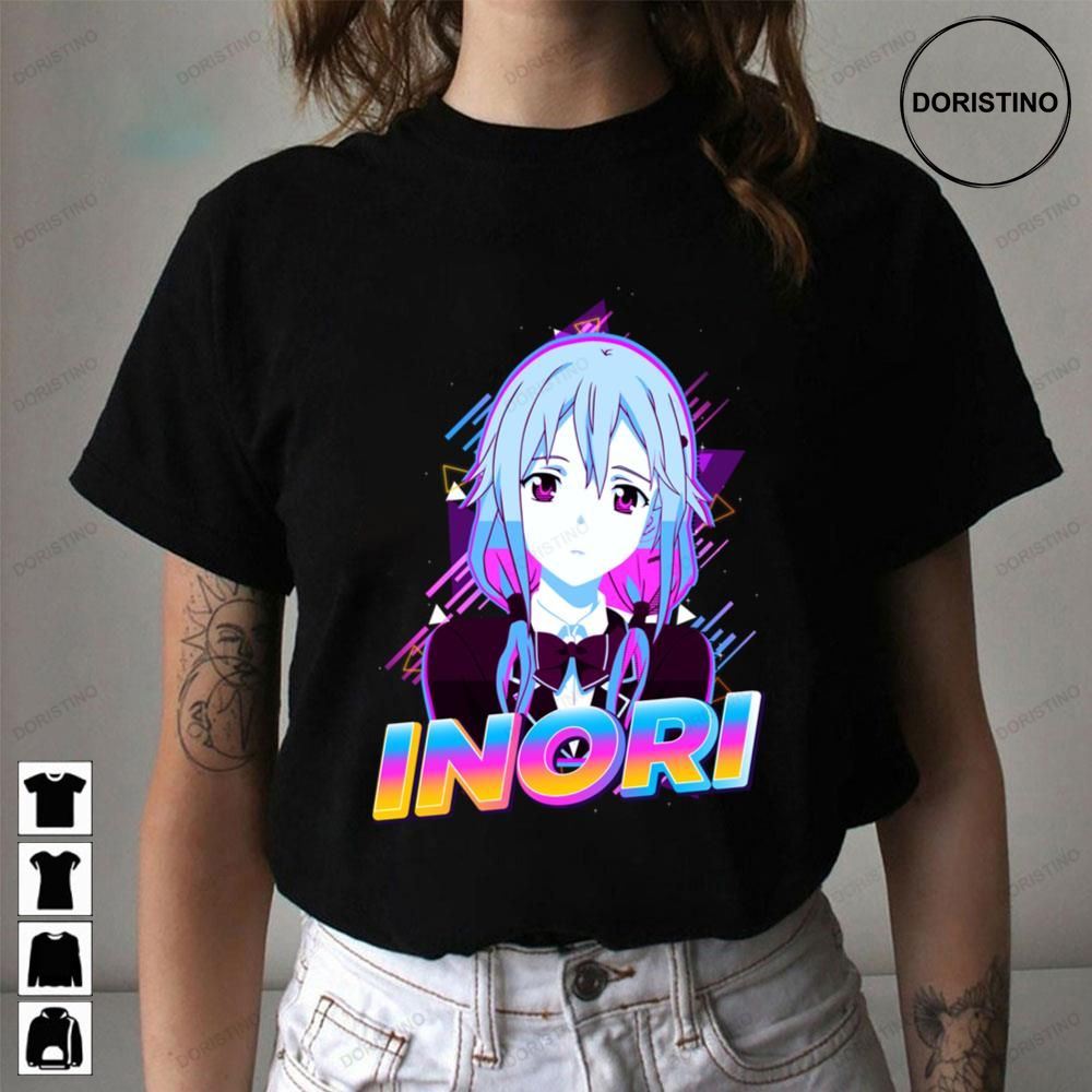 Retro Inori Yuzuriha Guilty Crown Limited Edition T-shirts